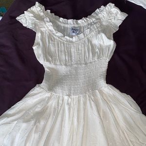 Princess Polly White Ruffle Romper